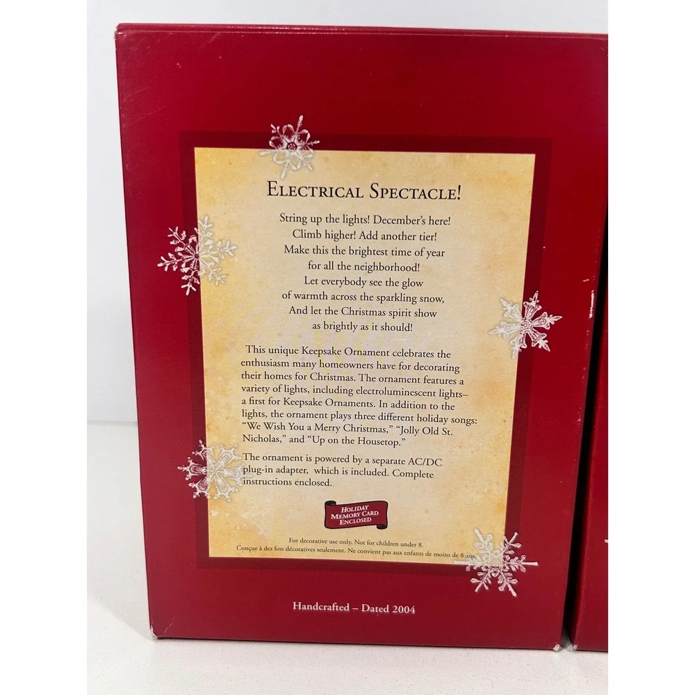 Hallmark Keepsake Ornaments Electrical Spectacle & Circus Mountain Railroad Set